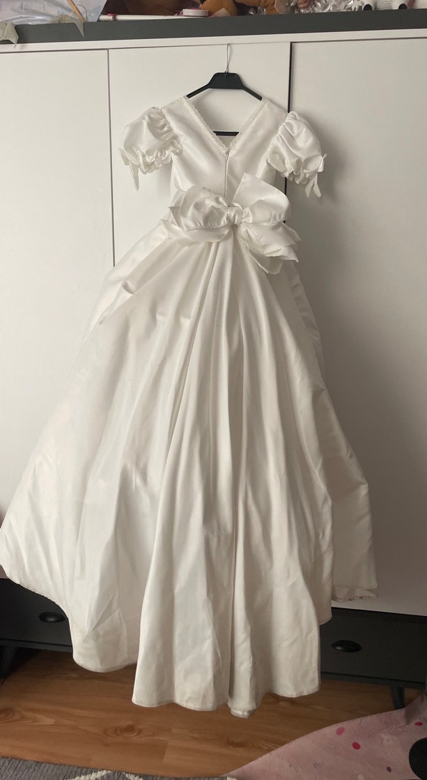 Prenses Kesim Beyaz Gelinlik - Görsel 5