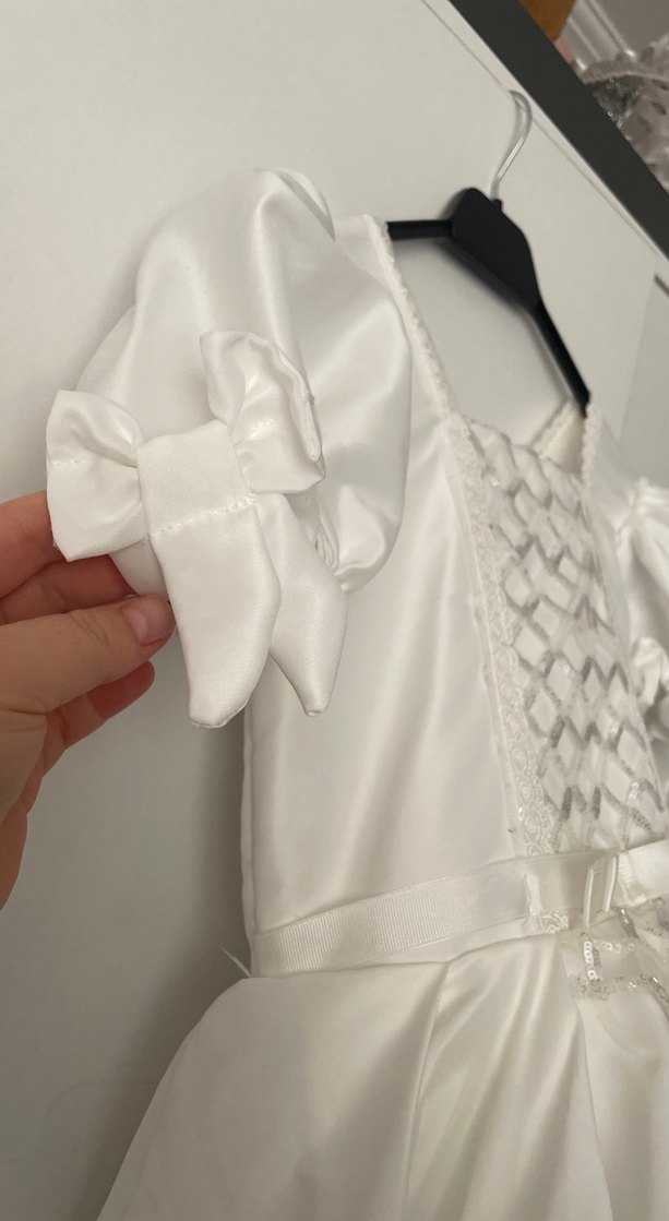 Prenses Kesim Beyaz Gelinlik - Görsel 3