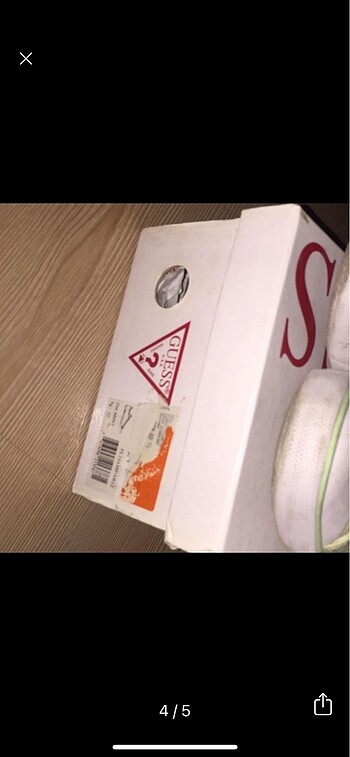 37 Beden yeşil Renk guess spor ayakkabı