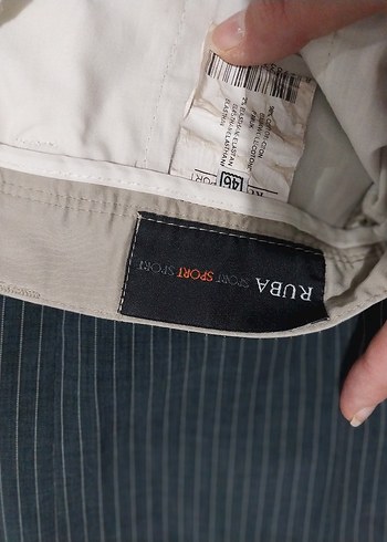 Bej Kemerli Erkek Keten Pantolon - Görsel 5