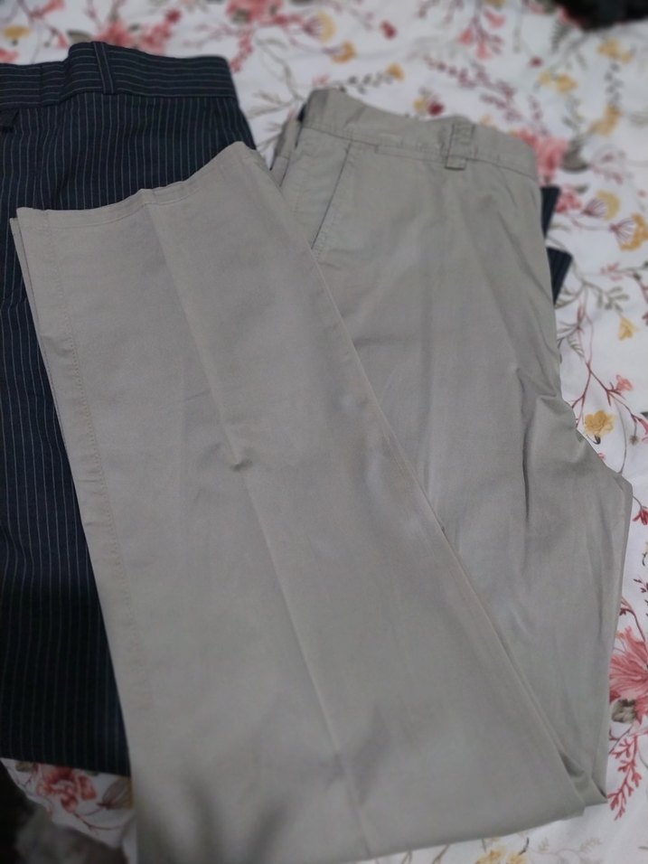 Bej Kemerli Erkek Keten Pantolon - Görsel 4