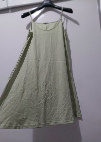 Kadın pamuklu Salaş Midi Elbise - Görsel 2