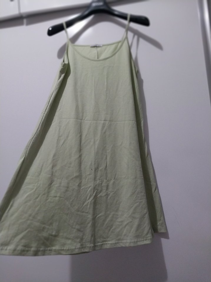 Kadın pamuklu Salaş Midi Elbise - Görsel 2