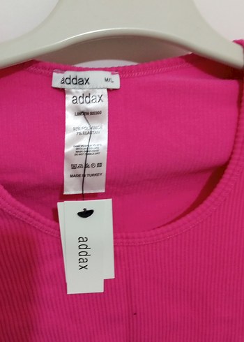 m Beden Pembe Kısa Kollu Crop Top