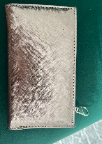 Stradivarius Deri Kahverengi Fermuarlı Kadın Cüzdanı