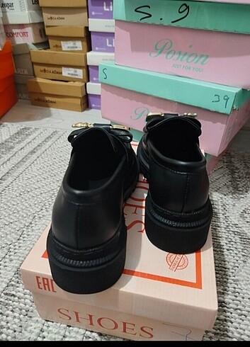37 Beden siyah Renk Loafer ayakkabı 