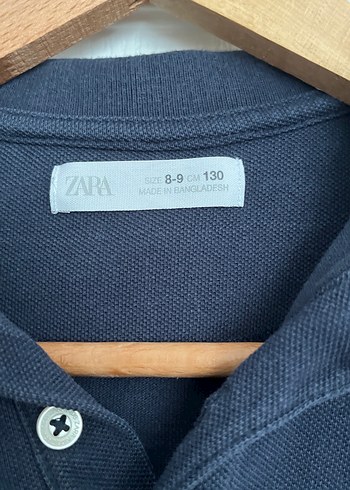 Düğmeli Lacivert Erkek Çocuk Tşört - Görsel 2