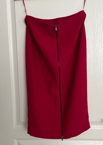 House of Camella marka Pembe Midi Etek - Görsel 2