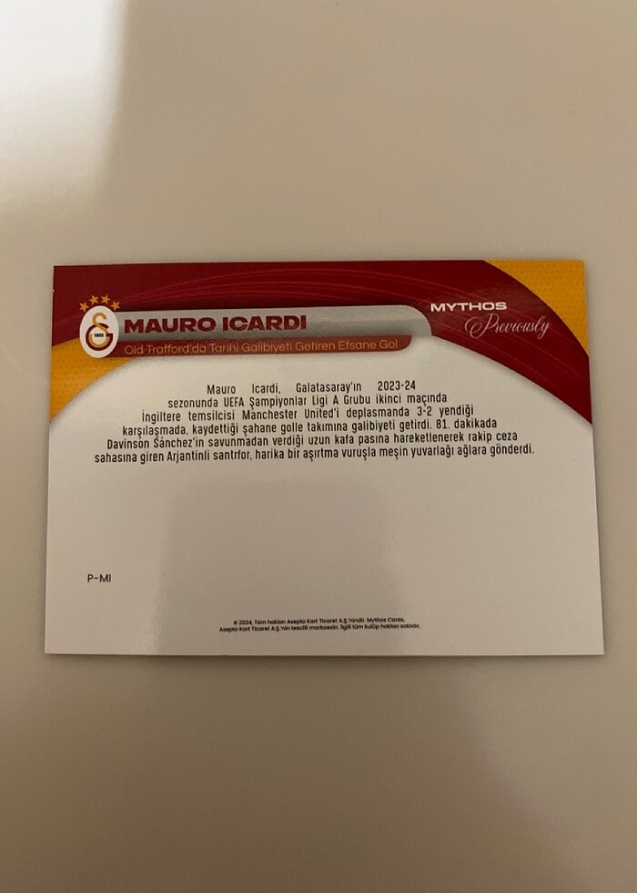 Mythos kart - Görsel 2