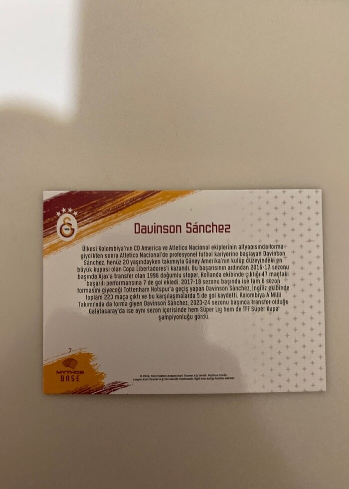 Mythos kart - Görsel 3