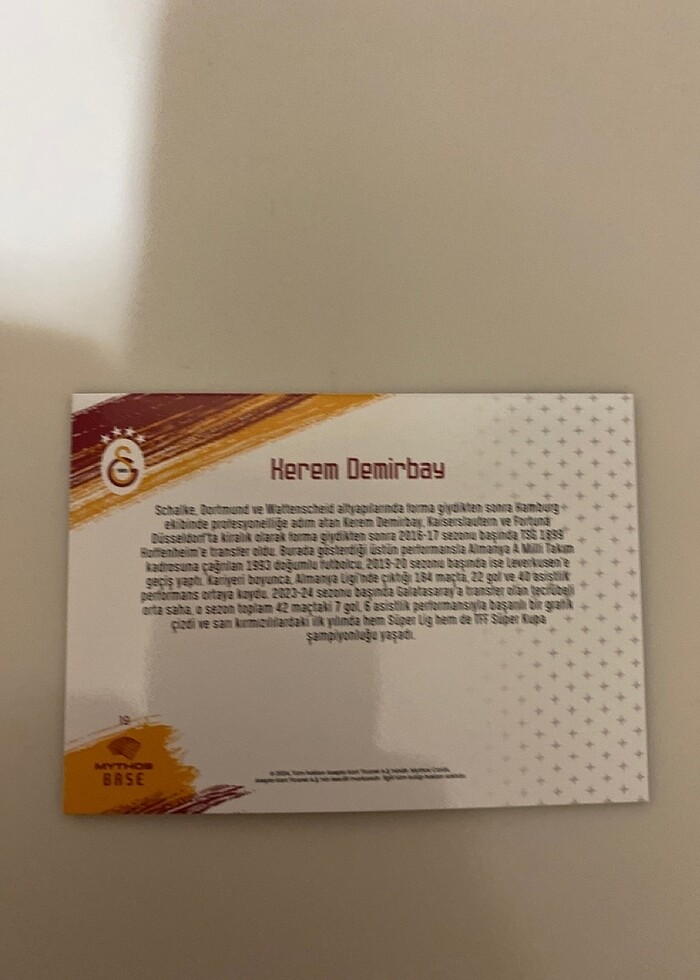 Mythos kart - Görsel 5