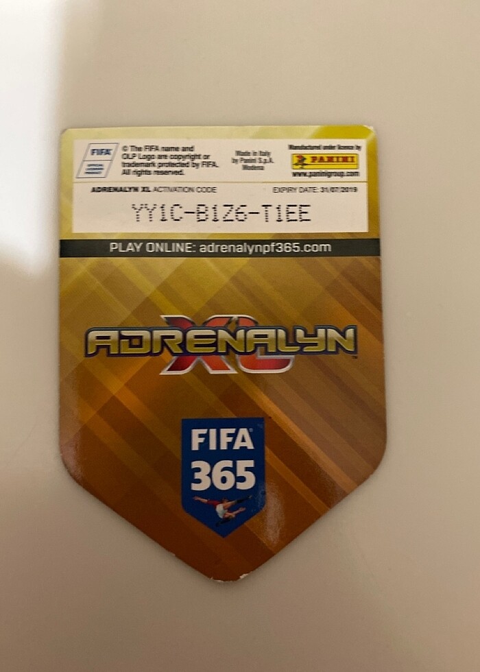 Adrenalyn kart - Görsel 2