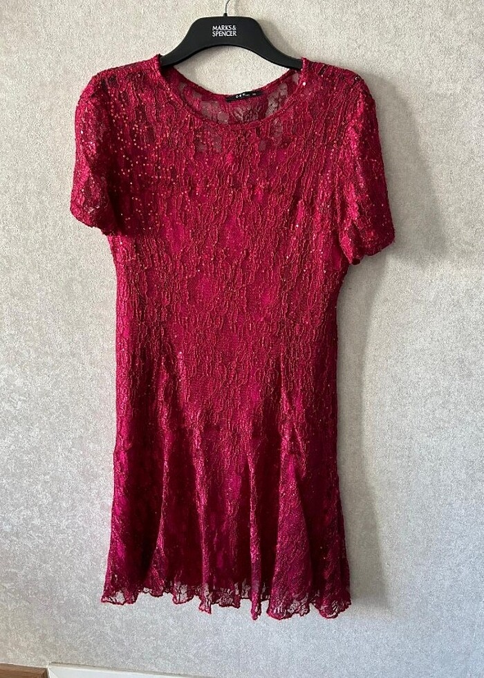 Fransa dan Abiye Puletli Elbise - Görsel 2