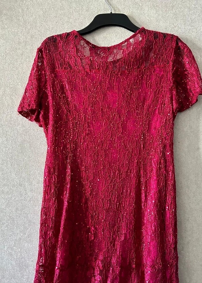 Fransa dan Abiye Puletli Elbise - Görsel 3