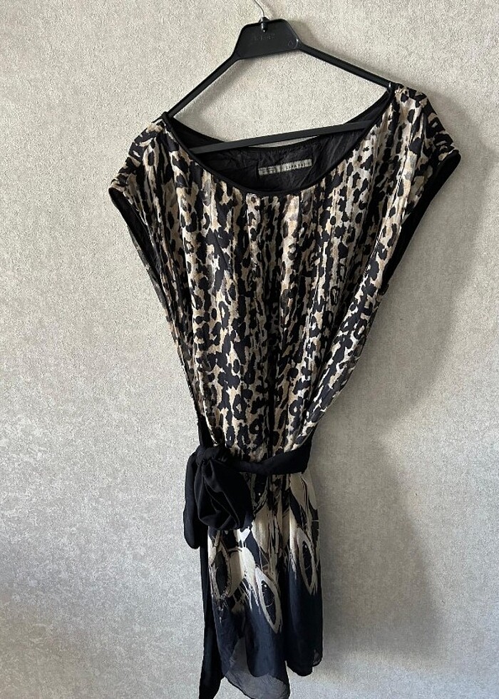 Zara  Leopar Elbise - Görsel 2