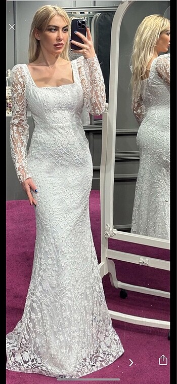 Tasarım nikah kıyafeti