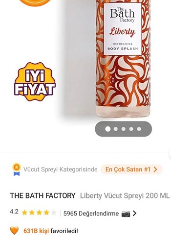 The Bath Factory Liberty Duş Jeli - Görsel 3