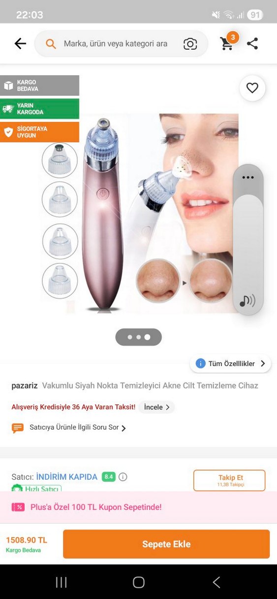 Pembe Yüz Temizleme Cihazı - Görsel 4