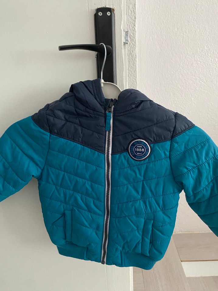 Erkek Çocuk Kapüşonlu Fermuarlı Mont - Görsel 2