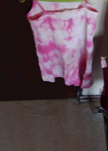 Pembe Batik Desenli Çocuk Atlet - Görsel 5