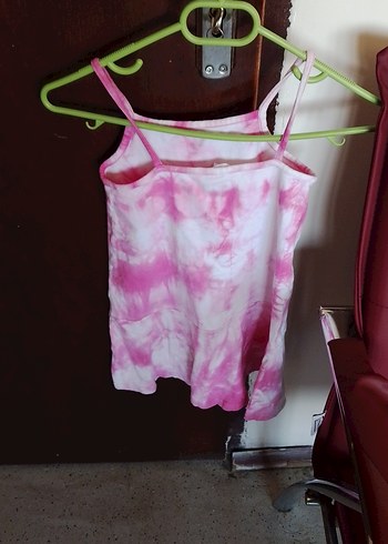 Pembe Batik Desenli Çocuk Atlet - Görsel 4