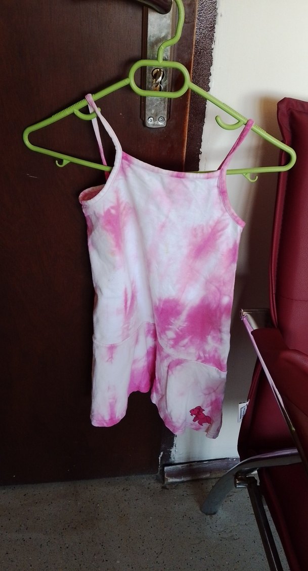 Pembe Batik Desenli Çocuk Atlet - Görsel 2