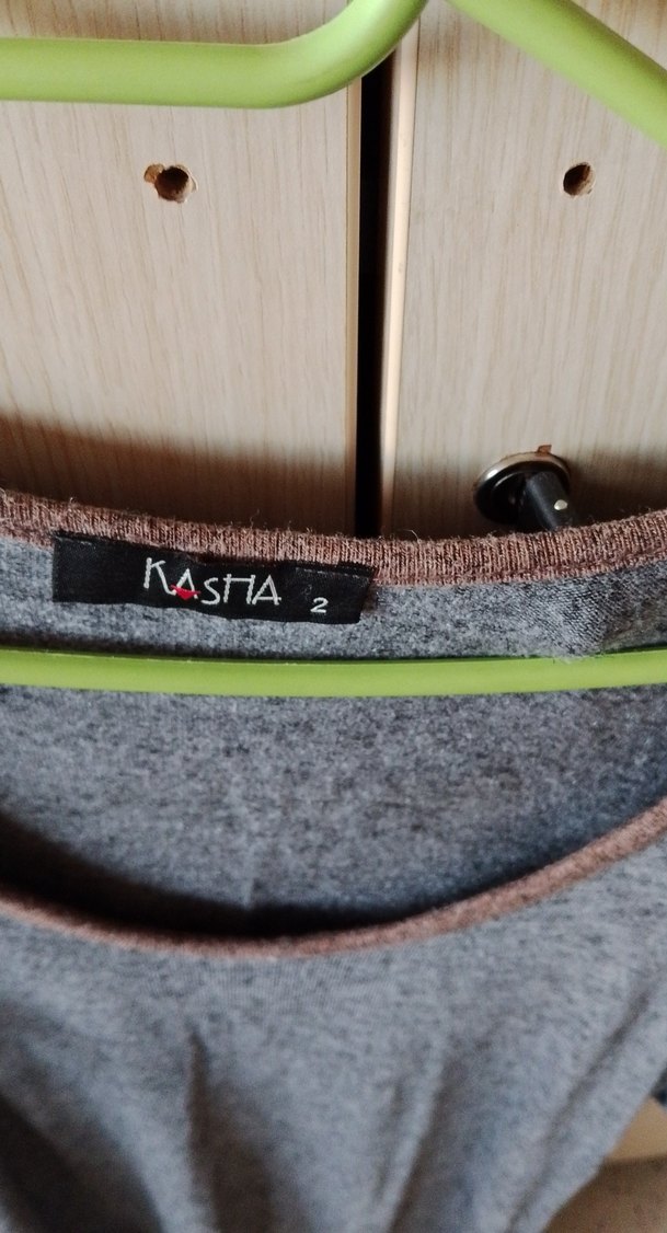 Gri Örme Midi Kadın Elbise - Görsel 5