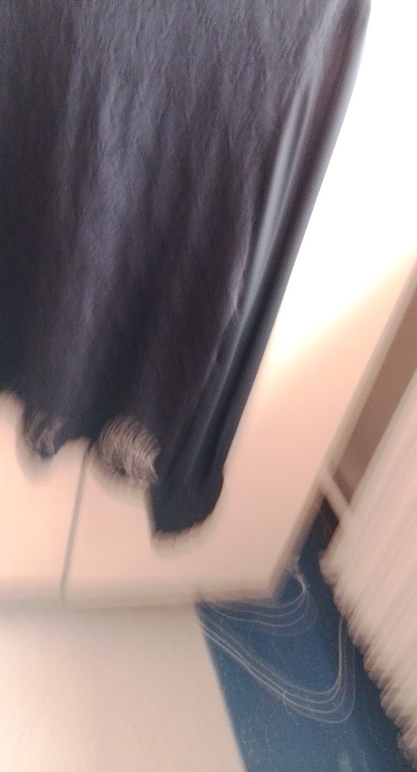 Uzun Kollu Siyah Dantelli Kadın Bluz - Görsel 3