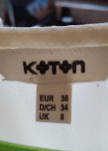 Beyaz Kısa Kollu Salaş Bluz - Görsel 6