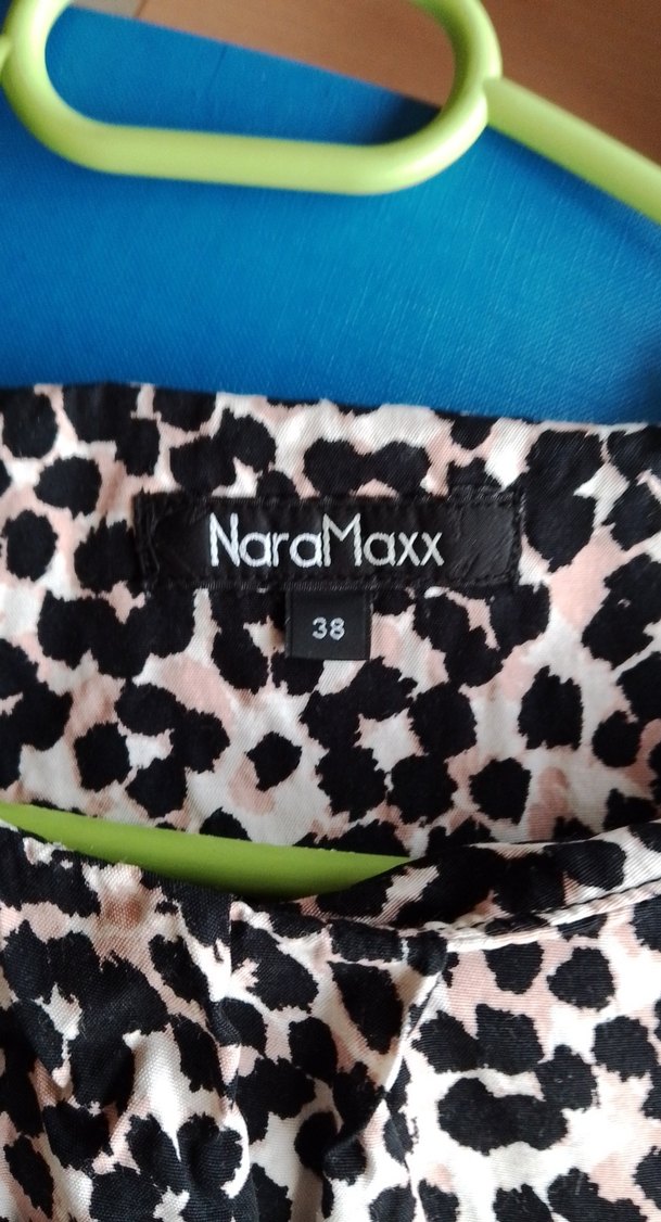 Düğmeli Kısa Kollu Desenli Kadın Bluz - Görsel 5