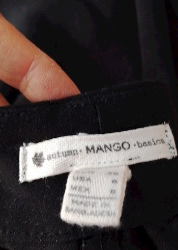 Siyah Kadın Normal Boy Kumaş Pantolon - Görsel 6