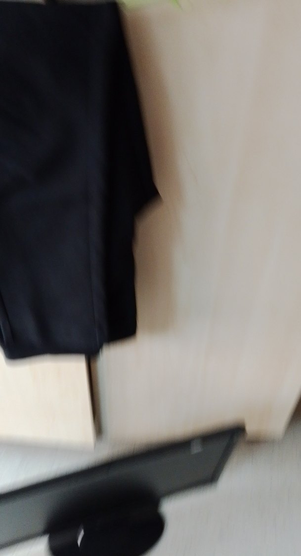 Siyah Kadın Normal Boy Kumaş Pantolon - Görsel 5