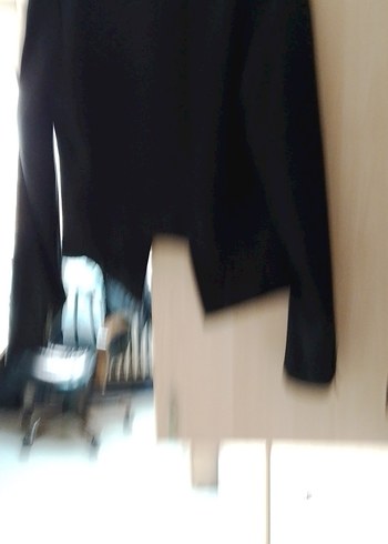 Siyah Düğmeli Kadın Blazer Ceket - Görsel 4