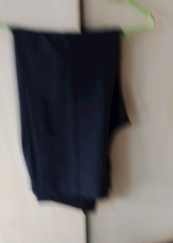 Siyah Kadın Normal Boy Kumaş Pantolon - Görsel 4