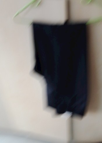 Siyah Kadın Normal Boy Kumaş Pantolon - Görsel 2