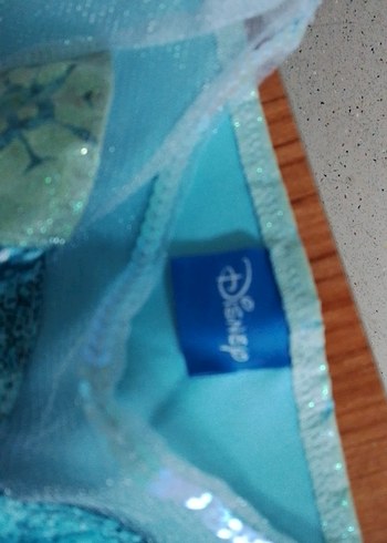 Mavi Drapeli Nakışlı Straplez Çocuk Kostümü - Görsel 4