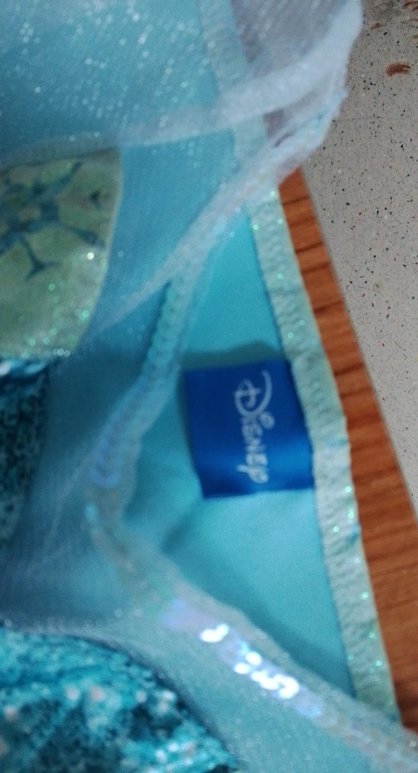 Mavi Drapeli Nakışlı Straplez Çocuk Kostümü - Görsel 4