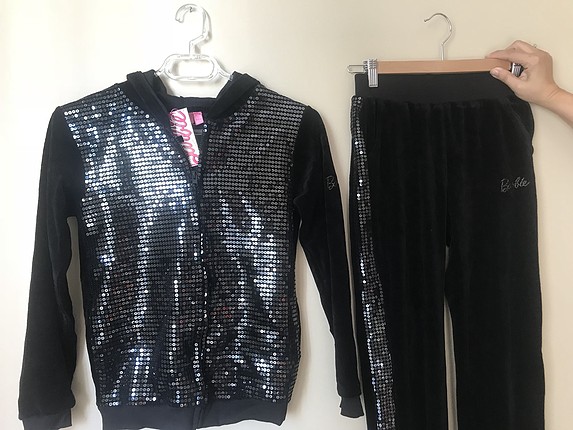 universal Beden siyah Renk Barbie eşofman takımı