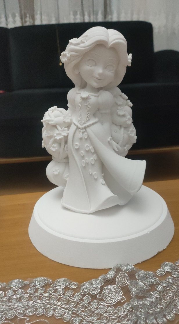 Rapunzel figür biblo - Görsel 2