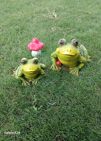 tavşan çift ve kurbağa ve yavrusu set - Görsel 6