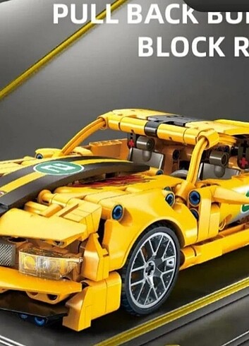 LEGO tarzı yapboz araba 
