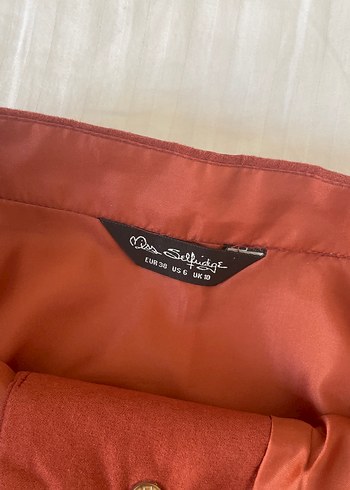 Miss Selfridge Miss Selfridge Düğmeli Süet Mini Etek