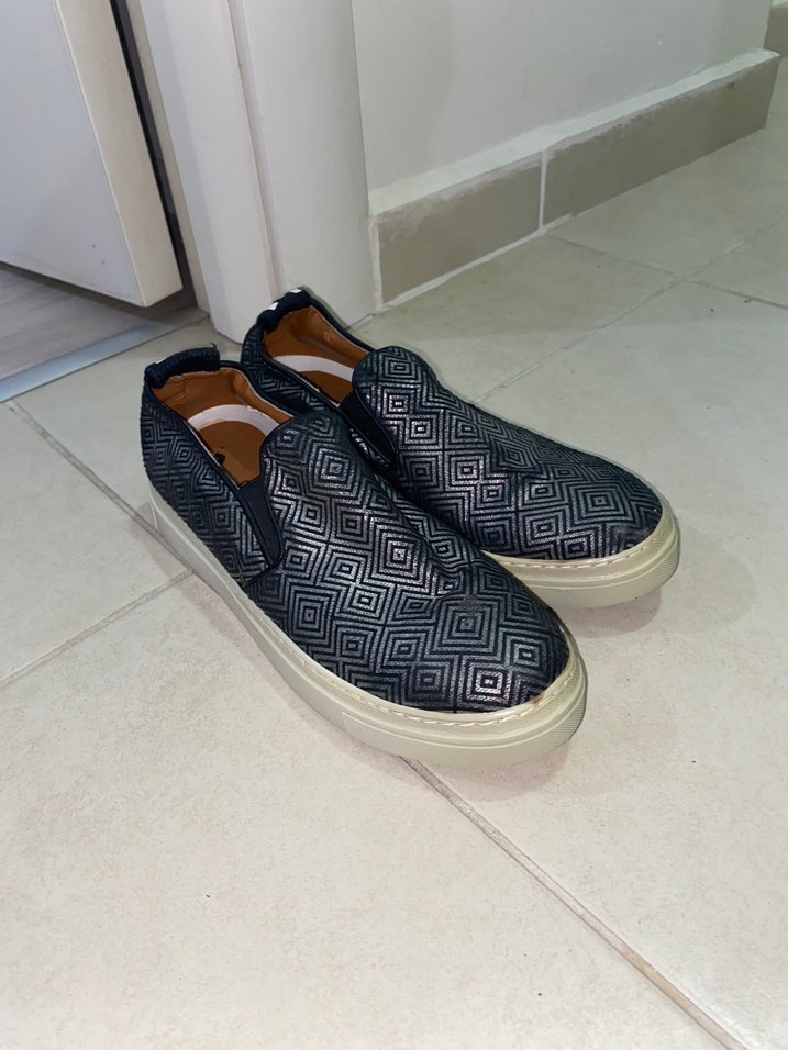 Gri süet Kadın Spor Ayakkabı - Görsel 3