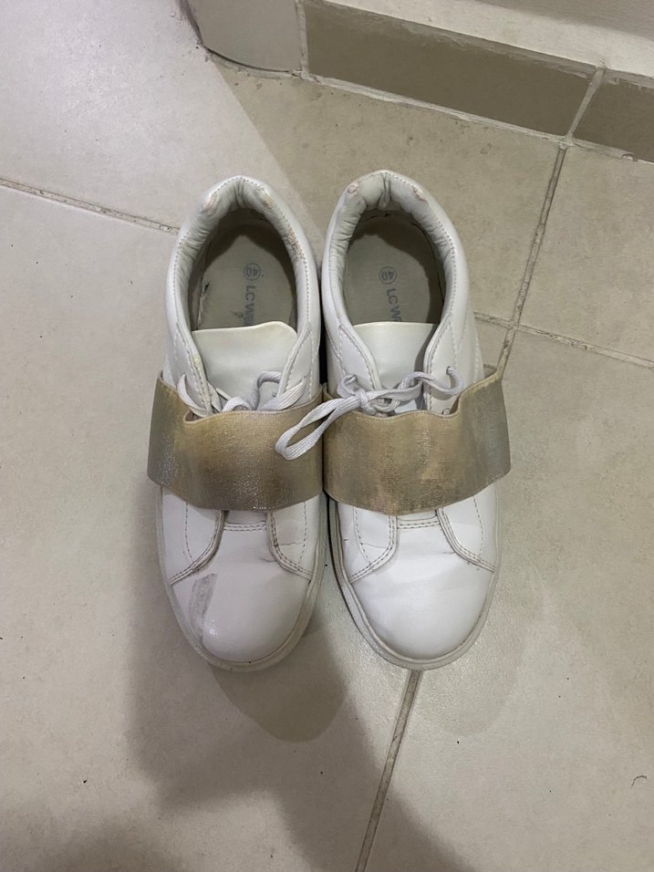 Beyaz Kadın Spor Ayakkabı - Görsel 2