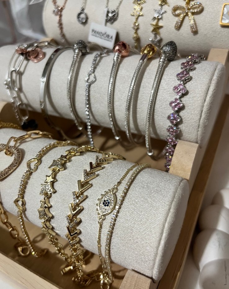 Pembe Van cleff bileklik - Görsel 4