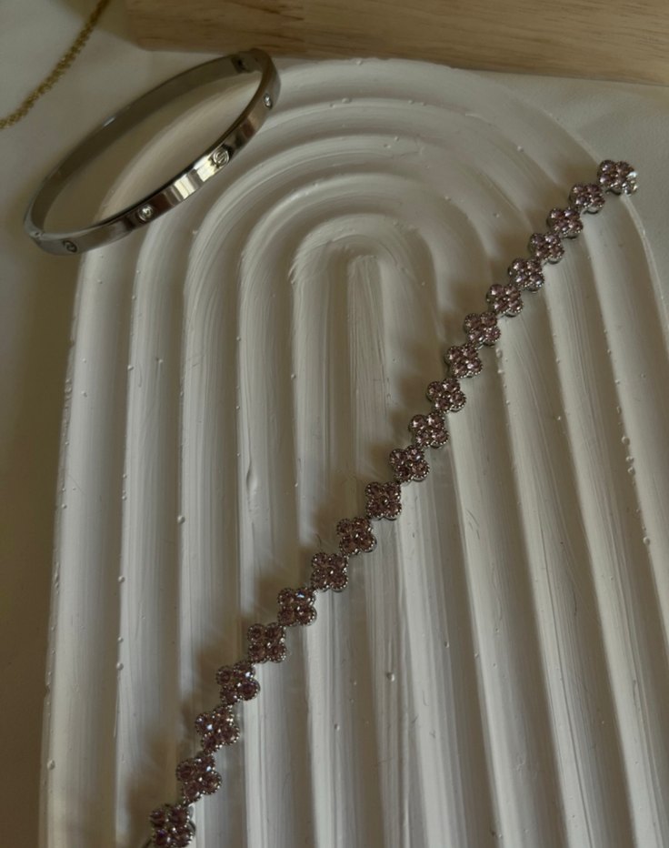 Pembe Van cleff bileklik - Görsel 2