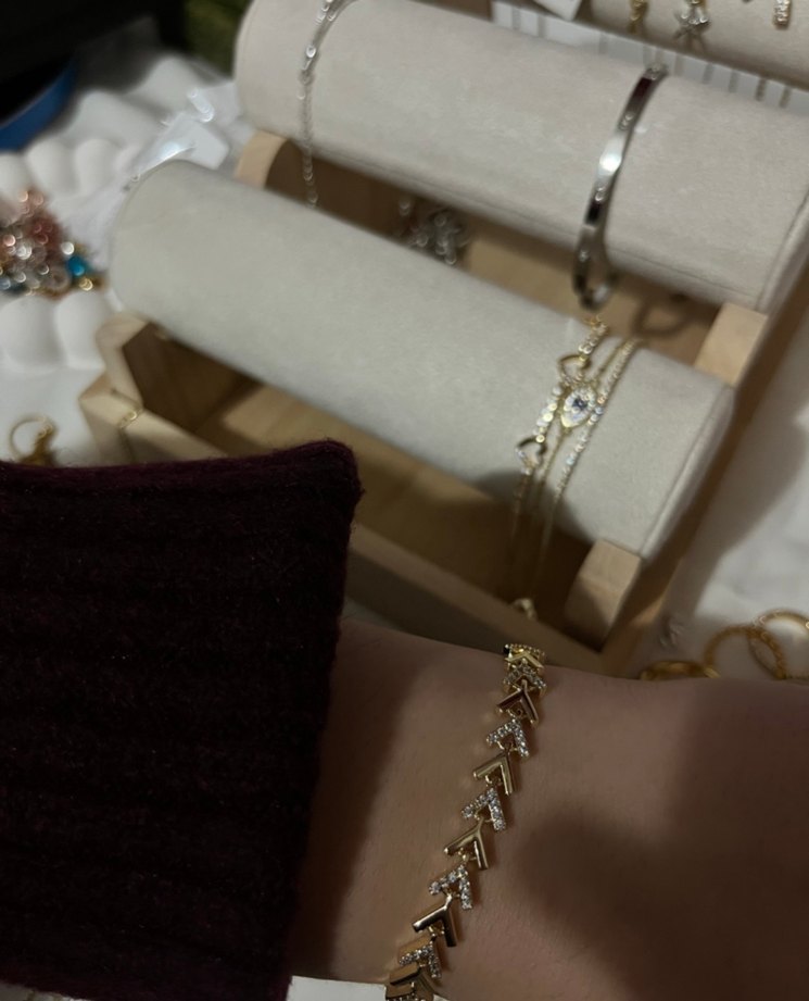 Pandora Gold Zincir Detaylı Kadın Bileklik - Görsel 2