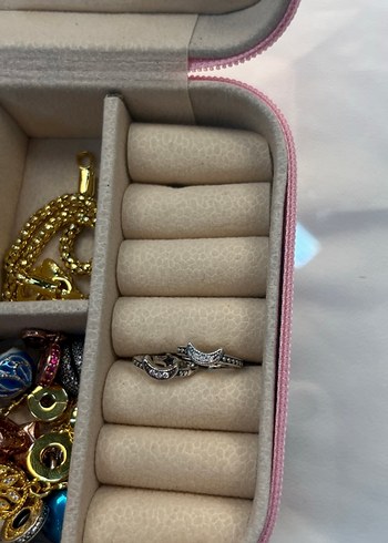 Gri Nakışlı Siyah Rock Punk Halka Küpe - Görsel 2