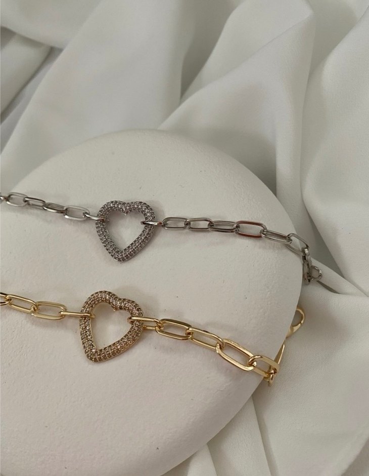 Altın Renk Bohem Zincirli Kadın bileklik - Görsel 3