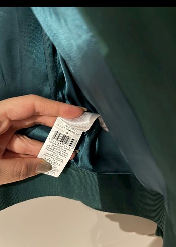 NetWork Kemer Detaylı Yeşil Kadın Ceket - Görsel 4